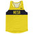 Mesa Arizona Finish Line Running Track Tops Made In USA - Yellow and Blue