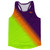 Lightning Fast Pattern Running Track Tops Made In USA - Neon Green Tennessee Orange Purple Medium