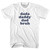 Dada, Daddy, Dad, Bruh Adult Cotton T-shirt - White