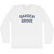 Garden Grove Adult Cotton Long Sleeve T-shirt - White