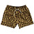 Cheetah Pattern 5" Swim Shorts Made in USA - Yellow