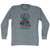 Pancho Villa Adult Tri-Blend Long Sleeve T-shirt - Athletic Grey Pancho Villa Adult Tri-Blend Long Sleeve T-shirt - Athletic Grey