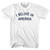 I Belive In America Womens Cotton Junior Cut T-Shirt - White I Belive In America Womens Cotton Junior Cut T-Shirt - White