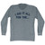 I Did It All For The Adult Tri-Blend Long Sleeve T-shirt - Athletic Grey