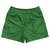 Pinstripes Rugby Shorts Made In USA - Green Kelly and White