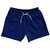 Pinstripes 5" Swim Shorts Made in USA - Blue Royal and Black