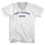 Point Pleasant Beach Adult Cotton V-neck T-shirt - White
