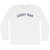 Lucky Man Adult Cotton Long Sleeve T-shirt - White