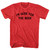 I'm Here For The Beer Adult Tri-Blend T-shirt - Athletic Red