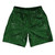 Splatter Soccer Shorts Made In USA - Green Hunter and White