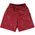 Splatter Basketball Practice Shorts Made In USA - Red Cardinal and White