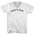 Game's Gone Adult Cotton V-neck T-shirt White