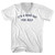 It's A Good Day For Golf Adult Cotton V-neck T-shirt - White