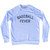 Baseball Fever Adult Tri-Blend Sweatshirt - White