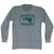Hecho En Houston Eagle Adult Tri-Blend Long Sleeve T-shirt - Athletic Grey