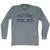 Future Pool Boy Adult Tri-Blend Long Sleeve T-shirt - Athletic Grey