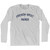 French West Indies Adult Cotton Long Sleeve T-shirt - Grey Heather