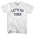 Let's Go Tiger Womens Cotton Junior Cut T-Shirt - White