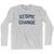 Regime Change Adult Cotton Long Sleeve T-shirt - Grey Heather Regime Change Adult Cotton Long Sleeve T-shirt - Grey Heather
