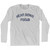Head down Focus Adult Cotton Long Sleeve T-shirt - Grey Heather