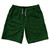Cheetah Two Tone Forest Green 10" Swim Shorts Made in USA - Forest Green Cheetah Two Tone Forest Green 10" Swim Shorts Made in USA - Forest Green