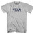 Team Adult Cotton T-shirt - Cool Grey