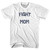 Fight Mom Womens Cotton Junior Cut T-Shirt - White