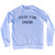 Pray For Snow Adult Tri-Blend Sweatshirt - White