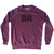 Billings Airport BIL Adult Tri-Blend Sweatshirt - Cranberry