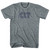Charlotte CLT Airport Adult Tri-Blend T-shirt - Athletic Grey