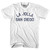 La Jolla San Diego Adult Cotton T-shirt - White