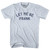 Let Me Be Frank Adult Tri-Blend T-shirt - Athletic White