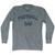 Football Dad Adult Tri-Blend Long Sleeve T-shirt - Athletic Grey