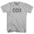 Colorado Springs COS Airport Adult Cotton T-shirt - Grey Heather Colorado Springs COS Airport Adult Cotton T-shirt - Grey Heather