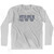 Evansville EVV Airport Adult Cotton Long Sleeve T-shirt - Grey Heather