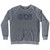Garden City Airport GCK Adult Tri-Blend Sweatshirt - Athletic Grey