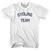 Cycling Team Womens Cotton Junior Cut T-Shirt - White