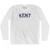 KENT Adult Cotton Long Sleeve T-shirt - White