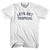 Lets Get Tropical Womens Cotton Junior Cut T-Shirt - White Lets Get Tropical Womens Cotton Junior Cut T-Shirt - White