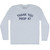 Thank You Prop 47 Adult Tri-Blend Long Sleeve T-shirt - Athletic White