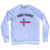 Faroe Islands Country Flag Heritage Adult Tri-Blend Sweatshirt - White