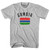 Gambia Country Flag Heritage Adult Cotton T-shirt - Grey Heather