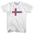 Faroe Islands Country Flag Youth Cotton T-shirt - White Faroe Islands Country Flag Youth Cotton T-shirt - White