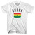 Ghana Country Flag Heritage Adult Cotton T-shirt - White Ghana Country Flag Heritage Adult Cotton T-shirt - White