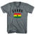 Ghana Country Flag Heritage Tri-Blend V-neck Womens Junior Cut T-shirt - Athletic Grey