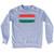 Hungary Country Flag Adult Tri-Blend Sweatshirt - Heather Grey Hungary Country Flag Adult Tri-Blend Sweatshirt - Heather Grey