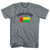 Guinea Bissau Country Flag Heritage Adult Tri-Blend T-shirt - Athletic Grey