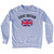 Great Britain Country Flag Heritage Adult Tri-Blend Sweatshirt - Heather Grey