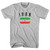 Iran Country Flag Heritage Womens Cotton Junior Cut T-Shirt - Grey Heather