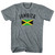 Jamaica Country Flag Heritage Womens Tri-Blend Junior Cut T-Shirt - Athletic Grey